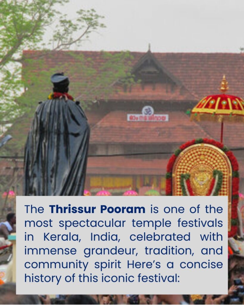 Thrissur Pooram 2025 l History.